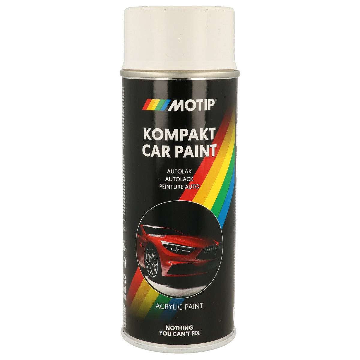 PEINTURE ACRYLIQUE KOMPAKT 45341 BLANC GRIS BRILLANT 400ML MOTIP