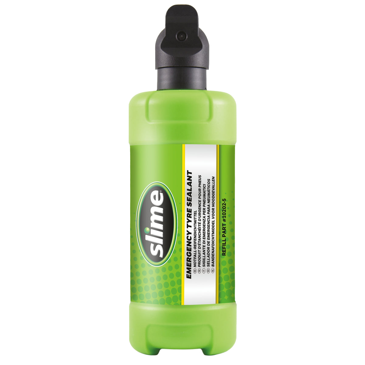 KIT ANTI-CREVAISON A INJECTION AUTOMATIQUE AVEC BOUTEILLE INTEGREE 532ML ET COMPRESSEUR SLIME