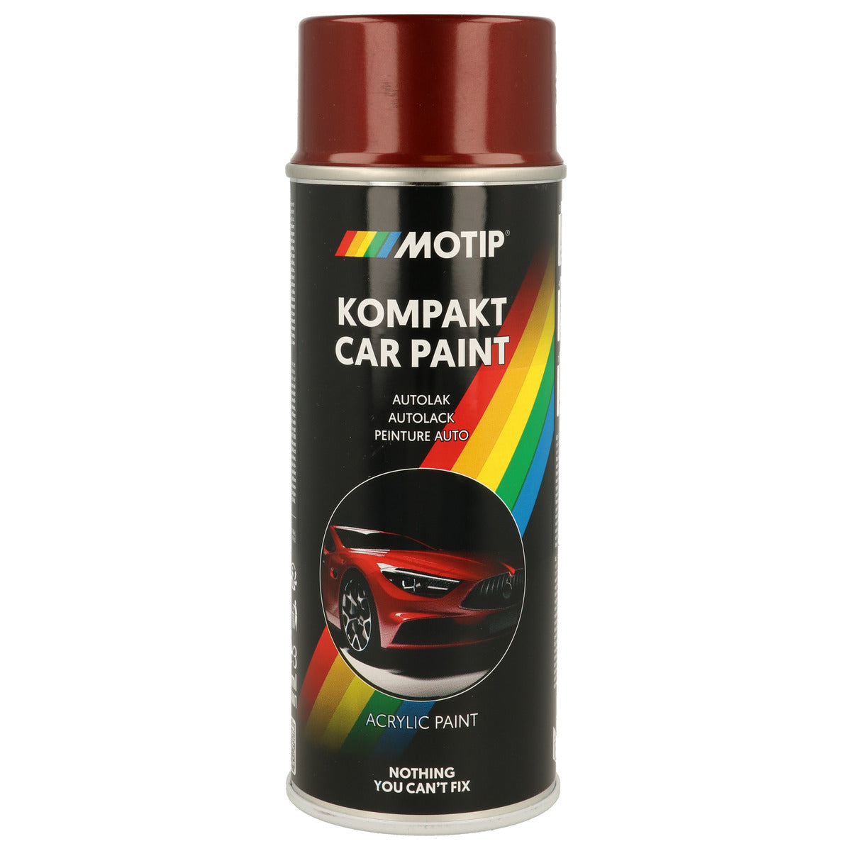 PEINTURE ACRYLIQUE KOMPAKT 51479 ROUGE METALLISE 400ML MOTIP
