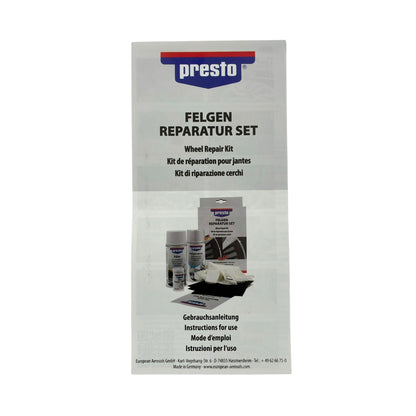 KIT DE RÉPARATION DE ROUES 500ML PRESTO