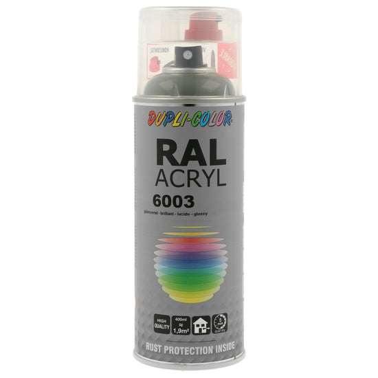 PEINTURE ACRYL RAL6003 BRILLANT 400ML DUPLI COLOR