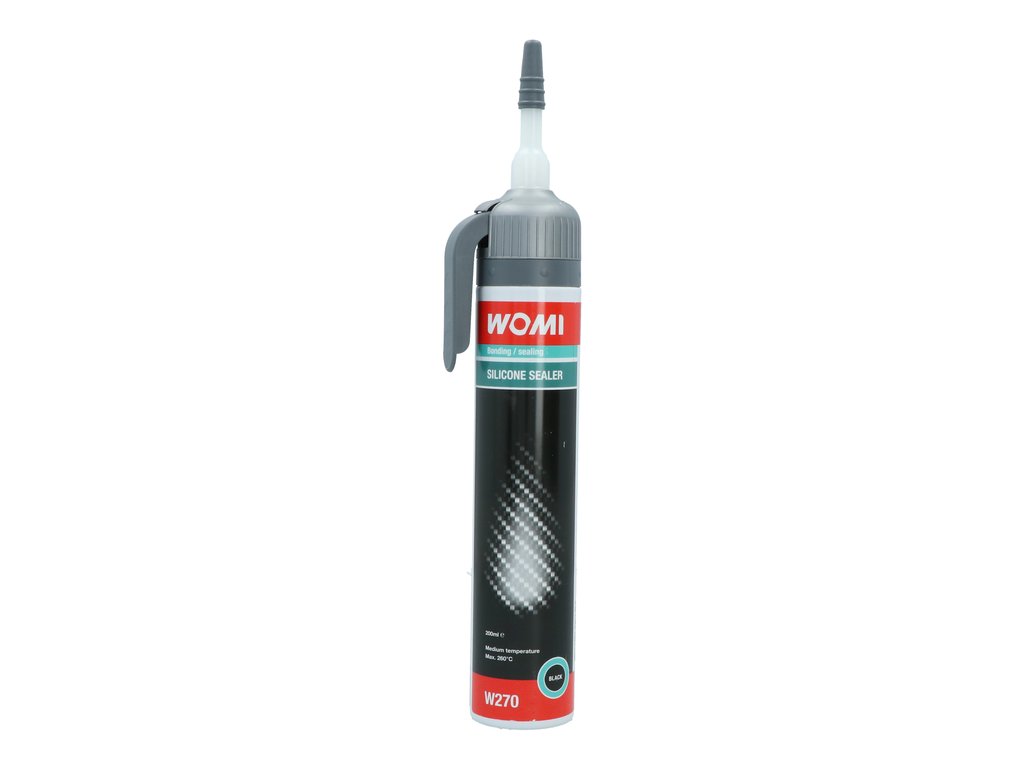 MASTIC SILICONE UNIVERSEL 200ML NOIR W270