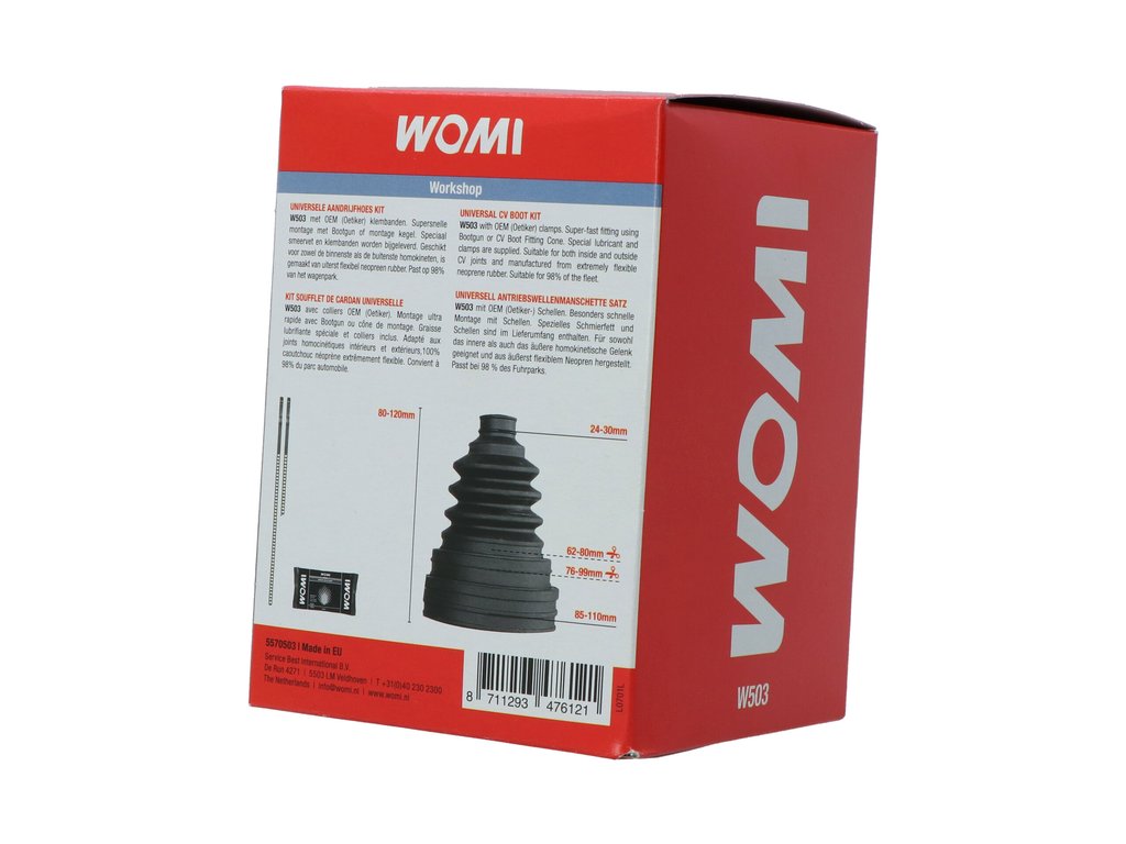 KIT SOUFFLET DE CARDAN UNIVERSELLE OEM W503