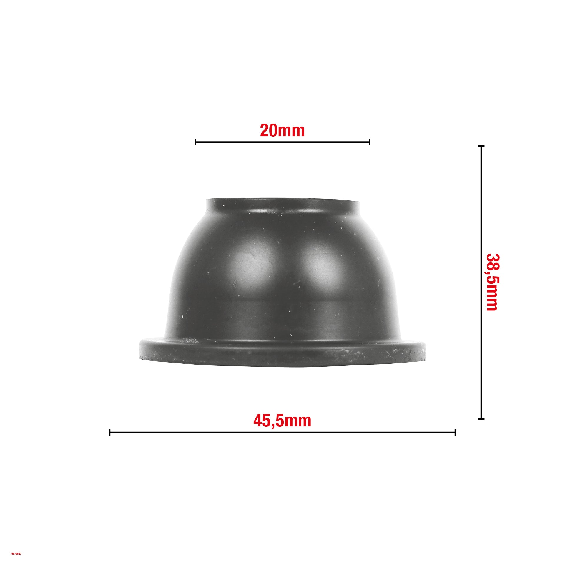 SOUFFLET DE ROTULE DE SUSPENSION 20W45.5X38.5MM G20 BOITE DE 10