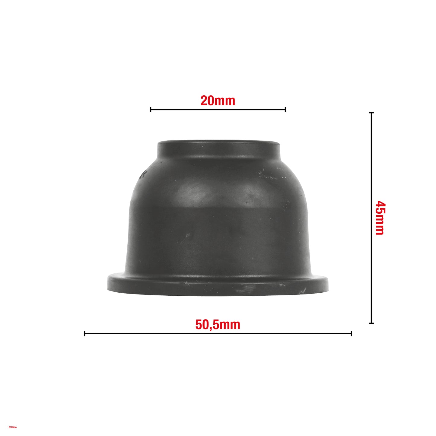 CACHE ROTULE DE SUSPENSION 50.5X45MM G20 BOITE DE 10