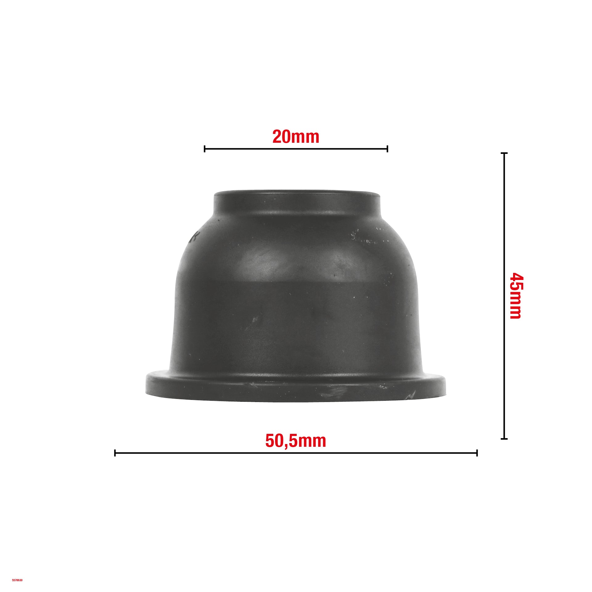CACHE ROTULE DE SUSPENSION 50.5X45MM G20 BOITE DE 10