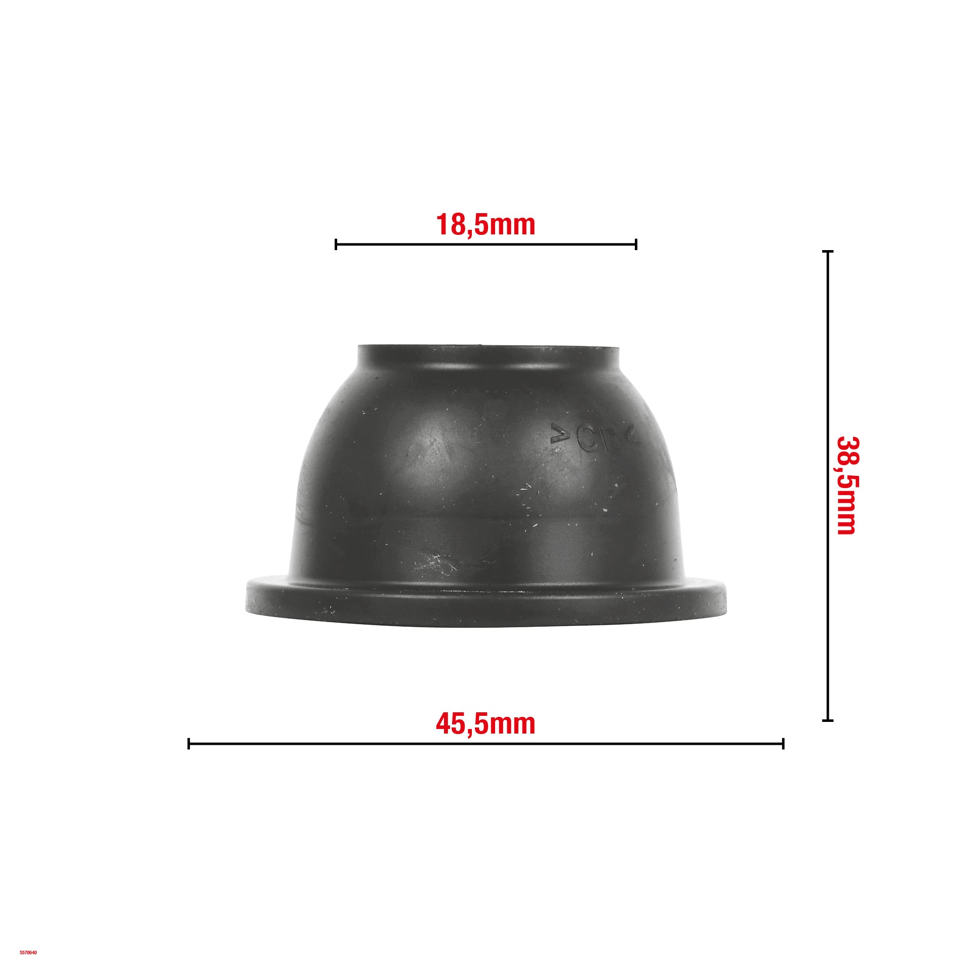 CACHE ROTULE DE SUSPENSION 18,5X45,5X38,5MM G18.5 WOMI W640 BOITE DE 10