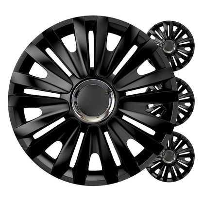 ENJOLIVEURS DE VOITURE 4PCS SET ROYAL NOIR 15" COLOR BOX