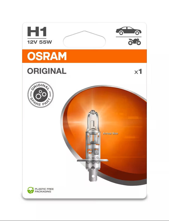 AMPOULE OSRAM ORIGINAL H1 X1 12V ECO PACKAGING