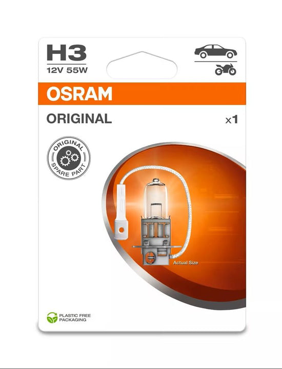 AMPOULE OSRAM ORIGINAL H3 X1 12V ECO PACKAGING