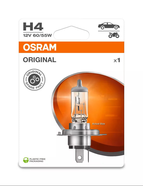 AMPOULE OSRAM ORIGINAL H4 X1 12V ECO PACKAGING