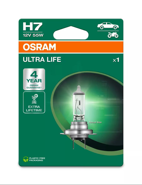 AMPOULE OSRAM ULTRALIFE H7 X1 12V ECO PACKAGING