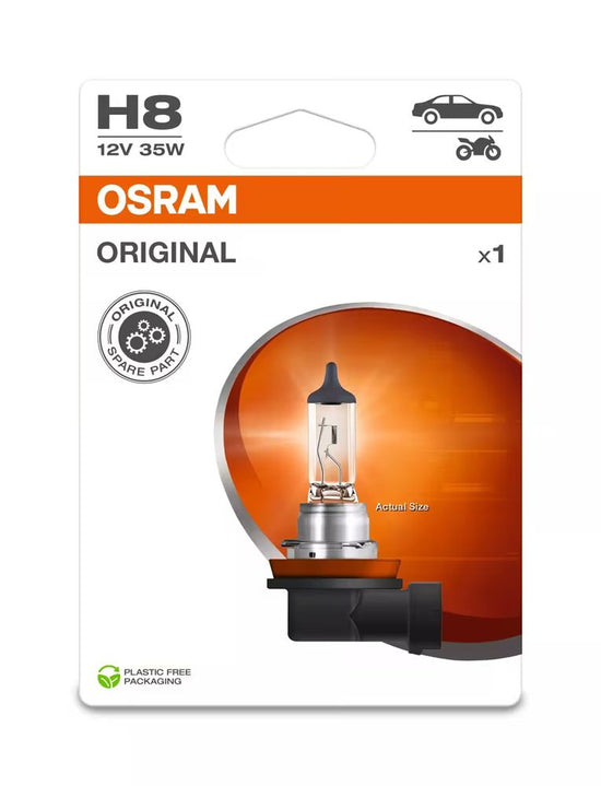 AMPOULE OSRAM ORIGINAL H8 X1 12V ECO PACKAGING