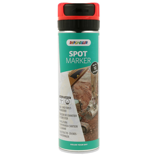 PEINTURE POUR MARQUAGE DE CHANTIER ROUGE DUPLI COLOR 500 ML