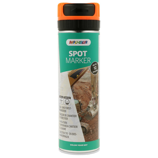PEINTURE POUR MARQUAGE DE CHANTIER ORANGE DUPLI COLOR 500 ML