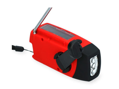 RADIO DE SECOURS LAMPE DYNAMO BATTERIE EXTERNE INTEGREE