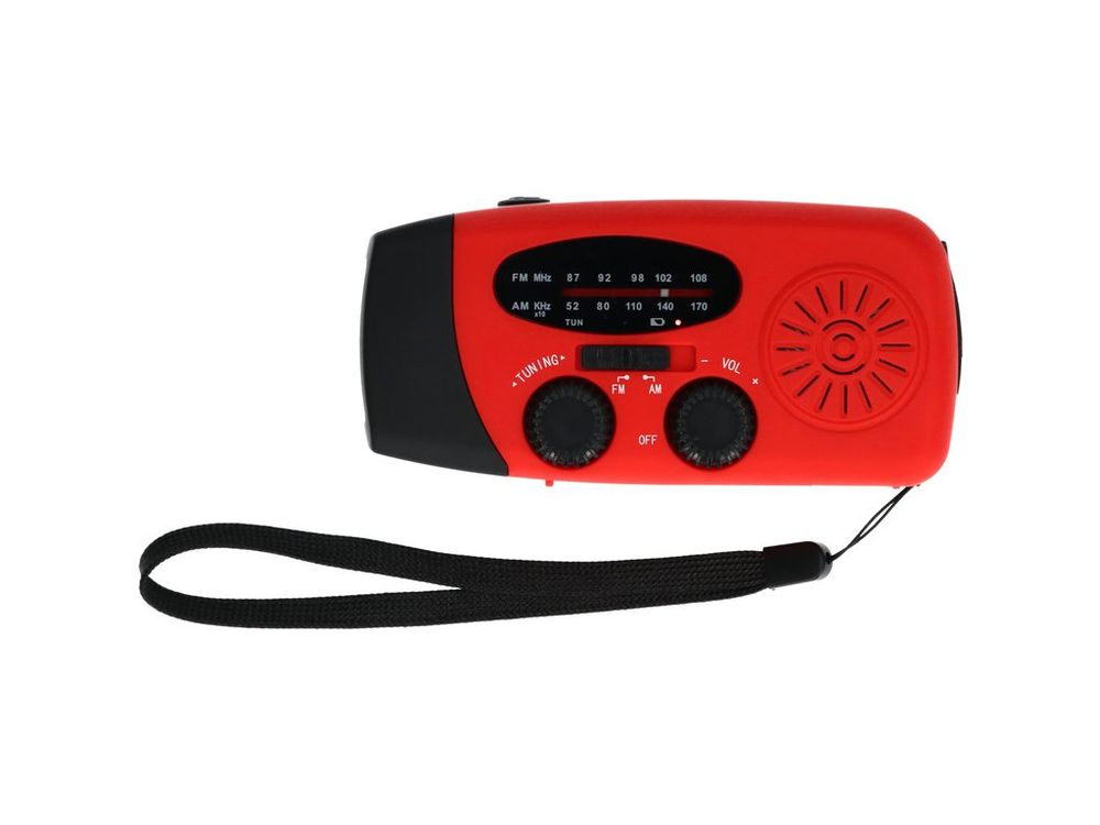 RADIO DE SECOURS LAMPE DYNAMO BATTERIE EXTERNE INTEGREE