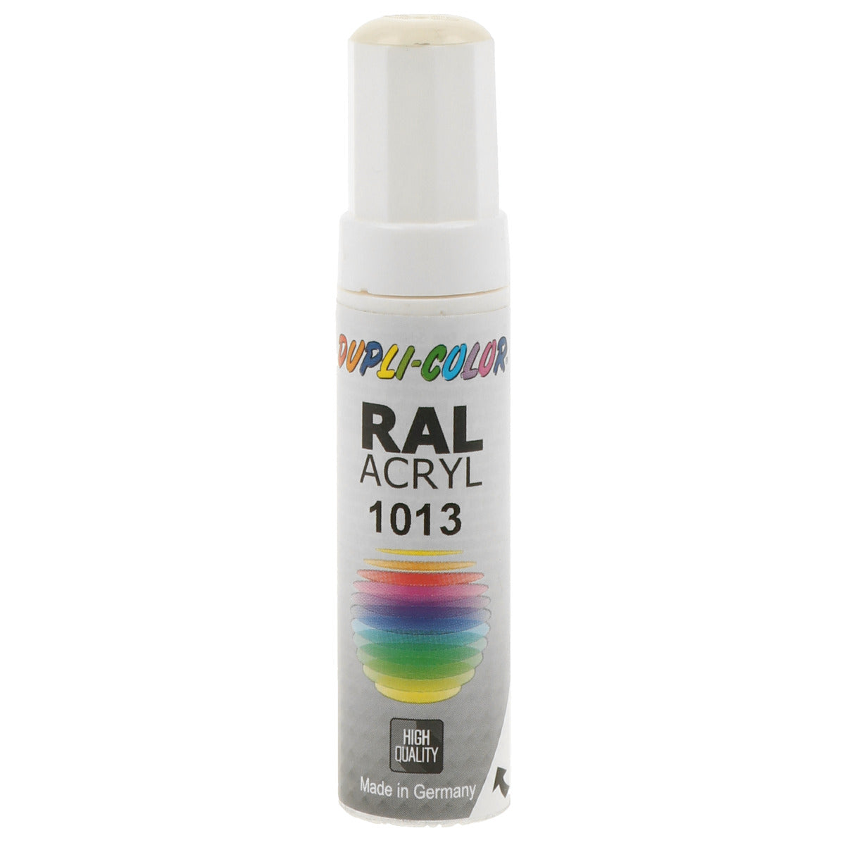 PINCEAU RETOUCHE INDUSTRIEL RAL1013 BLANC PERLER BRILLANT 12ML MOTIP