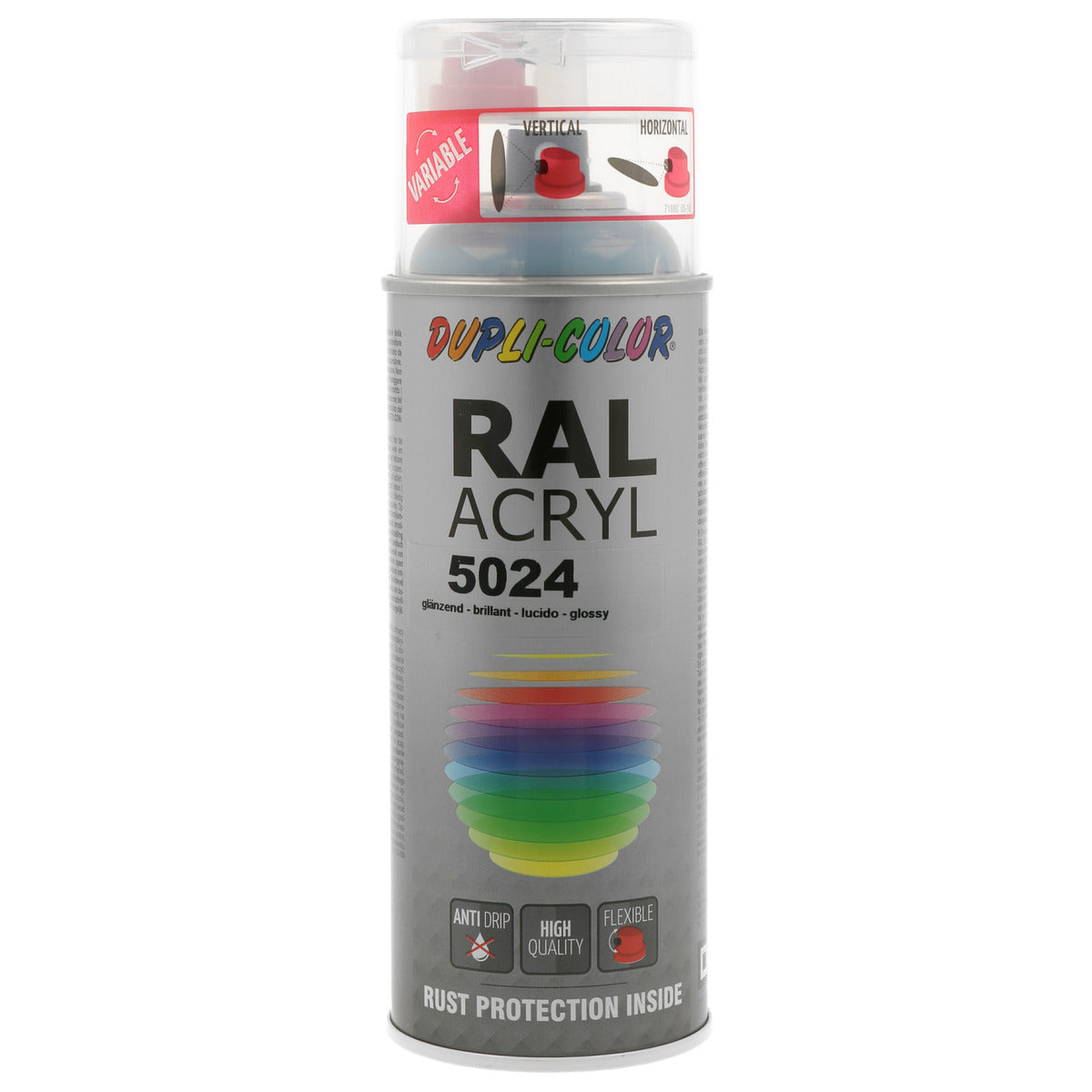 PEINTURE ACRYL RAL5024 BLEU PASTEL BRILLANT 400ML DUPLI COLOR
