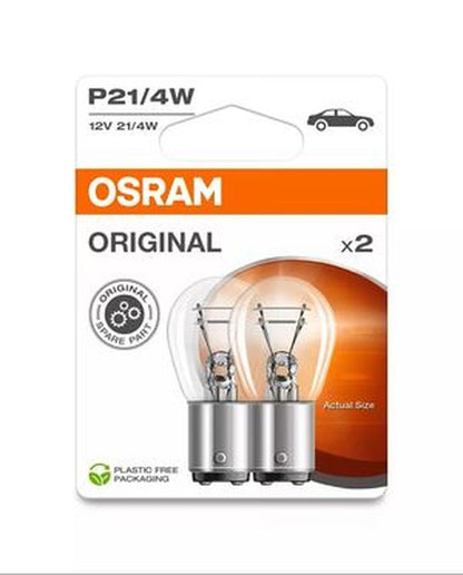 AMPOULES OSRAM ORIGINAL P21/4W X2 12V ECO PACKAGING