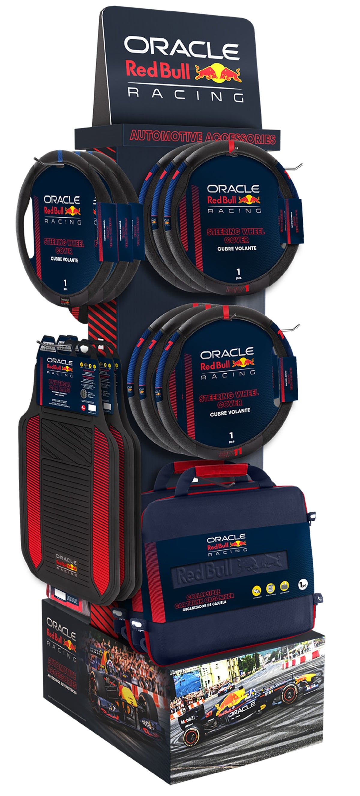 PRESENTOIR VIDE ACCESSOIRES ORACLE RED BULL RACING