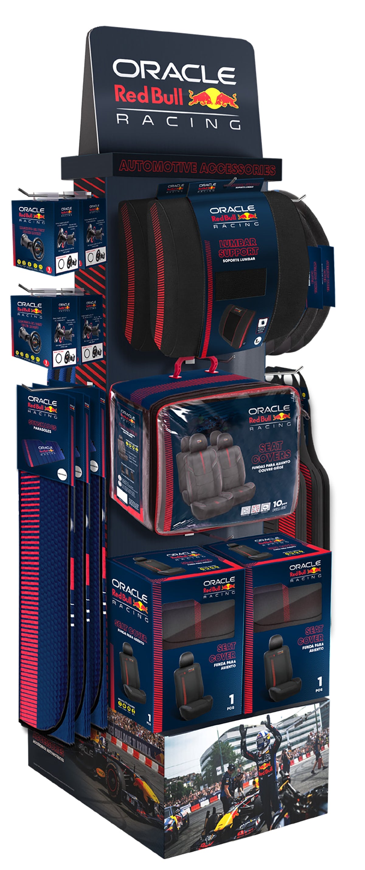PRESENTOIR VIDE ACCESSOIRES ORACLE RED BULL RACING