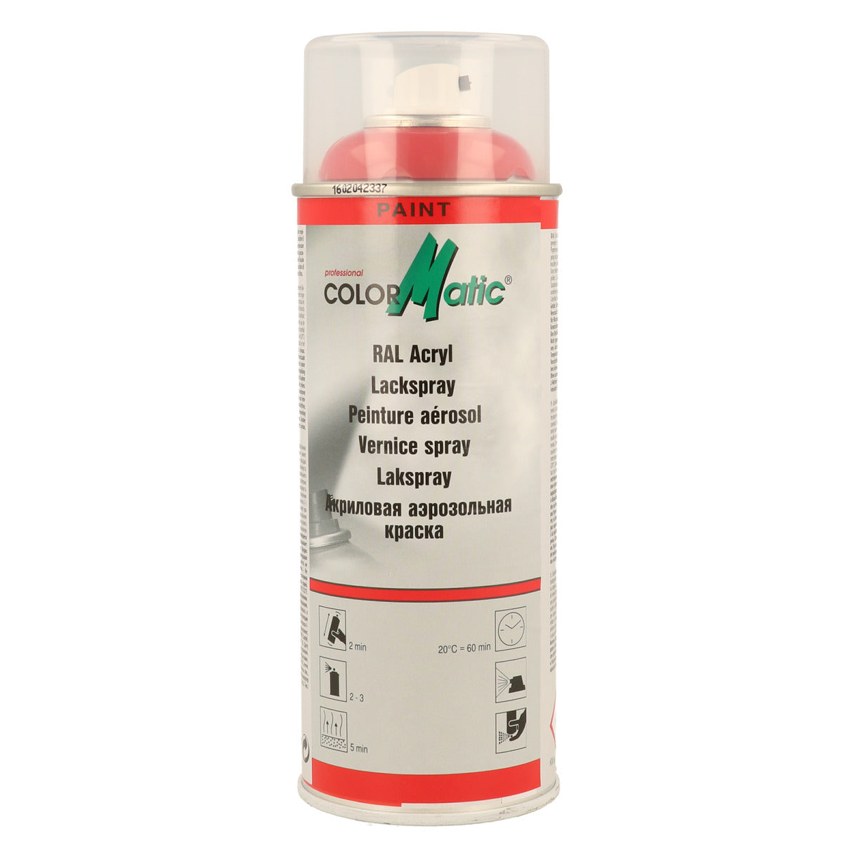 PEINTURE ACRYLIQUE RAL3000 FLAME ROUGE BRILLANT 400ML COLORMATIC
