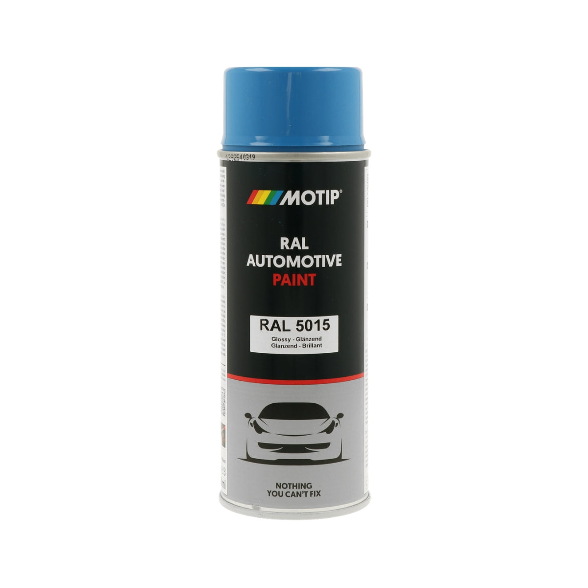 MOTIP Peinture automobile RAL 5015, finition ultra brillante, aérosol 400 ml | 880140