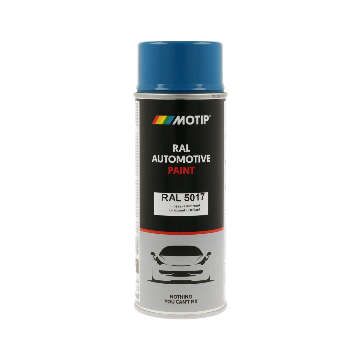 MOTIP Peinture automobile RAL 5017, finition ultra brillante, aérosol 400 ml | 880141