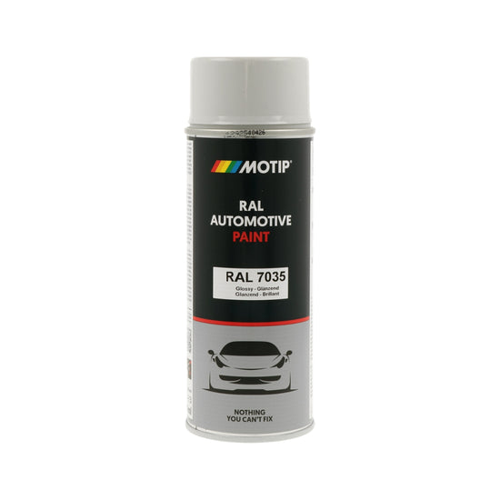 MOTIP Peinture automobile RAL 7035, finition ultra brillante, aérosol 400 ml | 880153