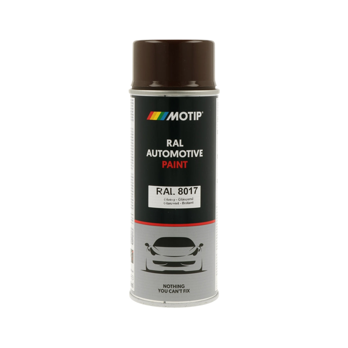 MOTIP Peinture automobile RAL 8017, finition ultra brillante, aérosol 400 ml | 880155