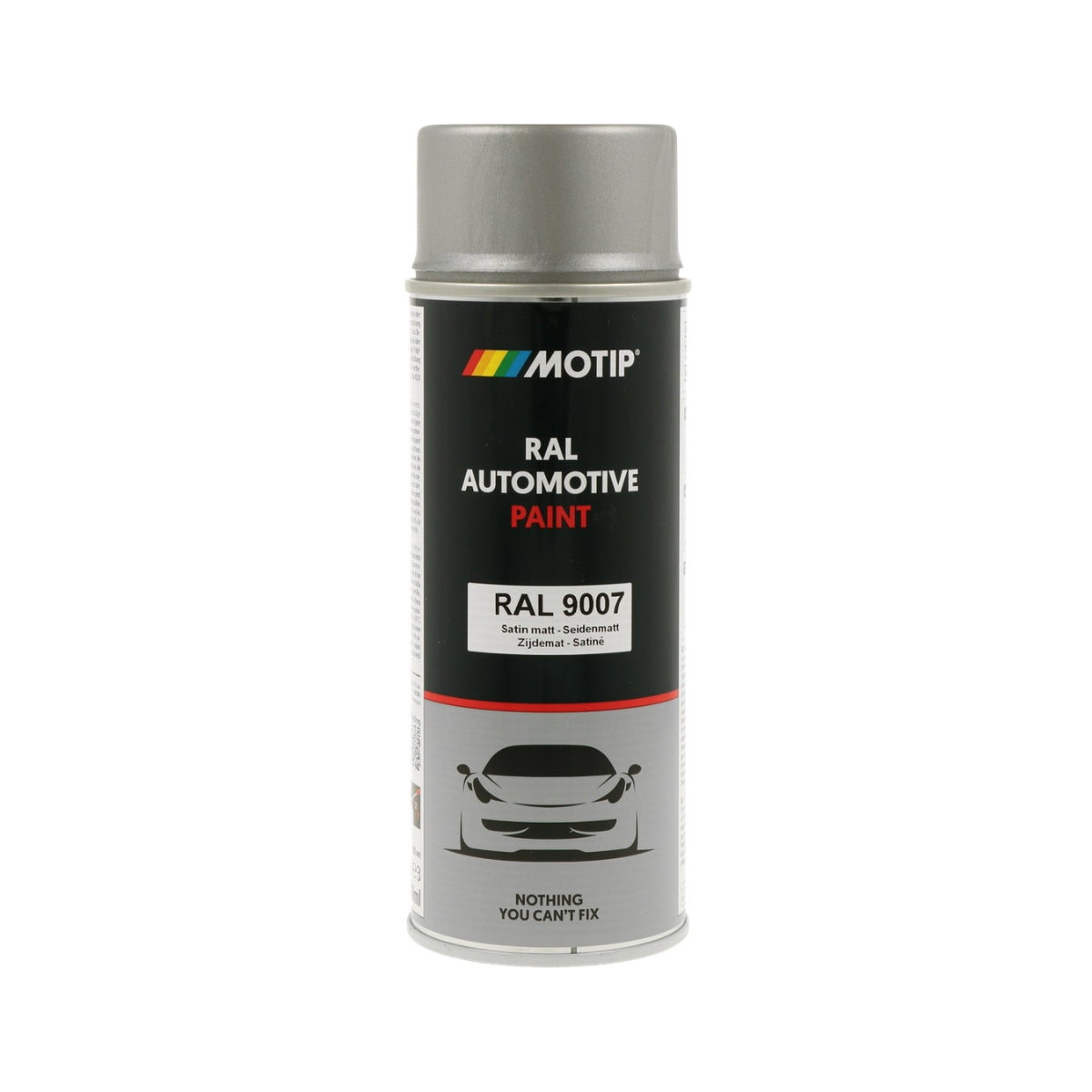 MOTIP Peinture automobile RAL 9007, finition semi-brillante, aérosol 400 ml | 880163