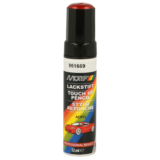 PINCEAU RETOUCHE KOMPAKT 951669 ROUGE METALLISE 12 ML MOTIP
