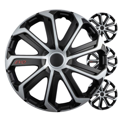 ENJOLIVEURS 4PCS EVO NOIR ET ARGENT 15" COLOR BOX