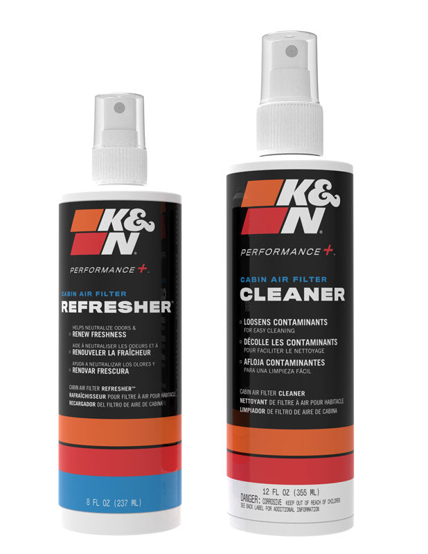 NETTOYANT 355ML + DESINFECTANT 204ML FILTRE D'HABITACLE K&N 99-6000