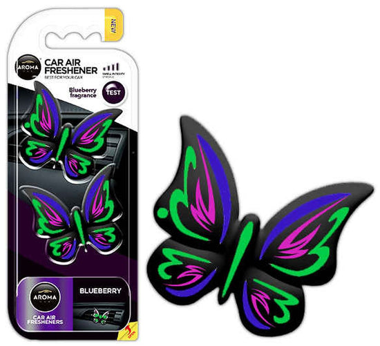 DESODORISANT AROMA FANCY SHAPES BUTTERFLY MYRTILLE