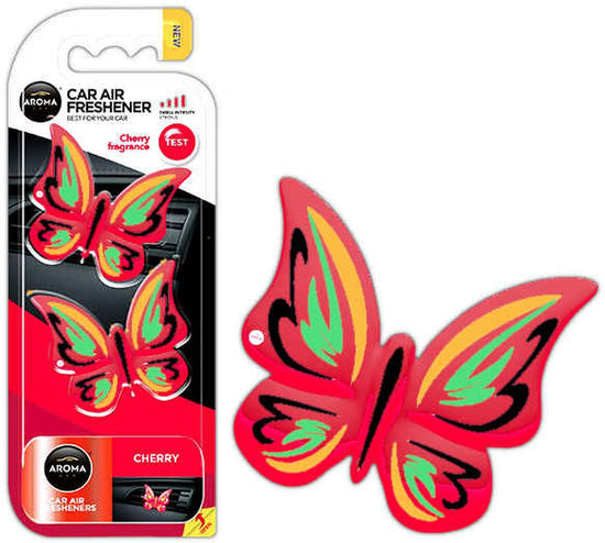 DESODORISANT AROMA FANCY SHAPES BUTTERFLY CERISE
