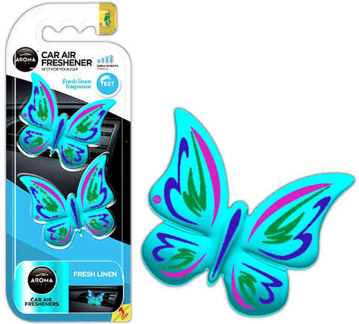 DESODORISANT AROMA FANCY SHAPES BUTTERFLY LINGE FRAIS