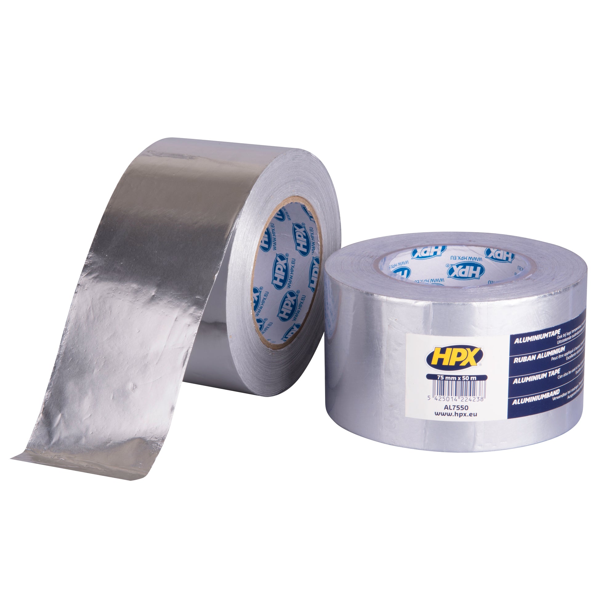 RUBAN ADHESIF ALUMINIUM - 75MM X 50M HPX