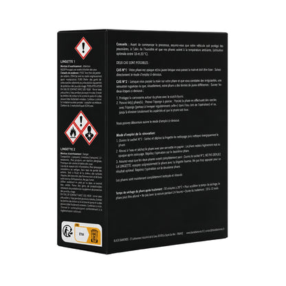 KIT PRO LINGETTES RENOV'PHARES (LINGETTES/GANTS/EPONGE A PONCER/BANDE ADHESIVE) BLACK DIAMONDS