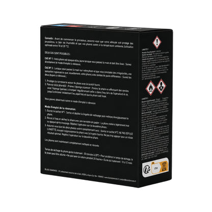 KIT PRO LINGETTES RENOV'PHARES (LINGETTES/GANTS/EPONGE A PONCER/BANDE ADHESIVE) BLACK DIAMONDS