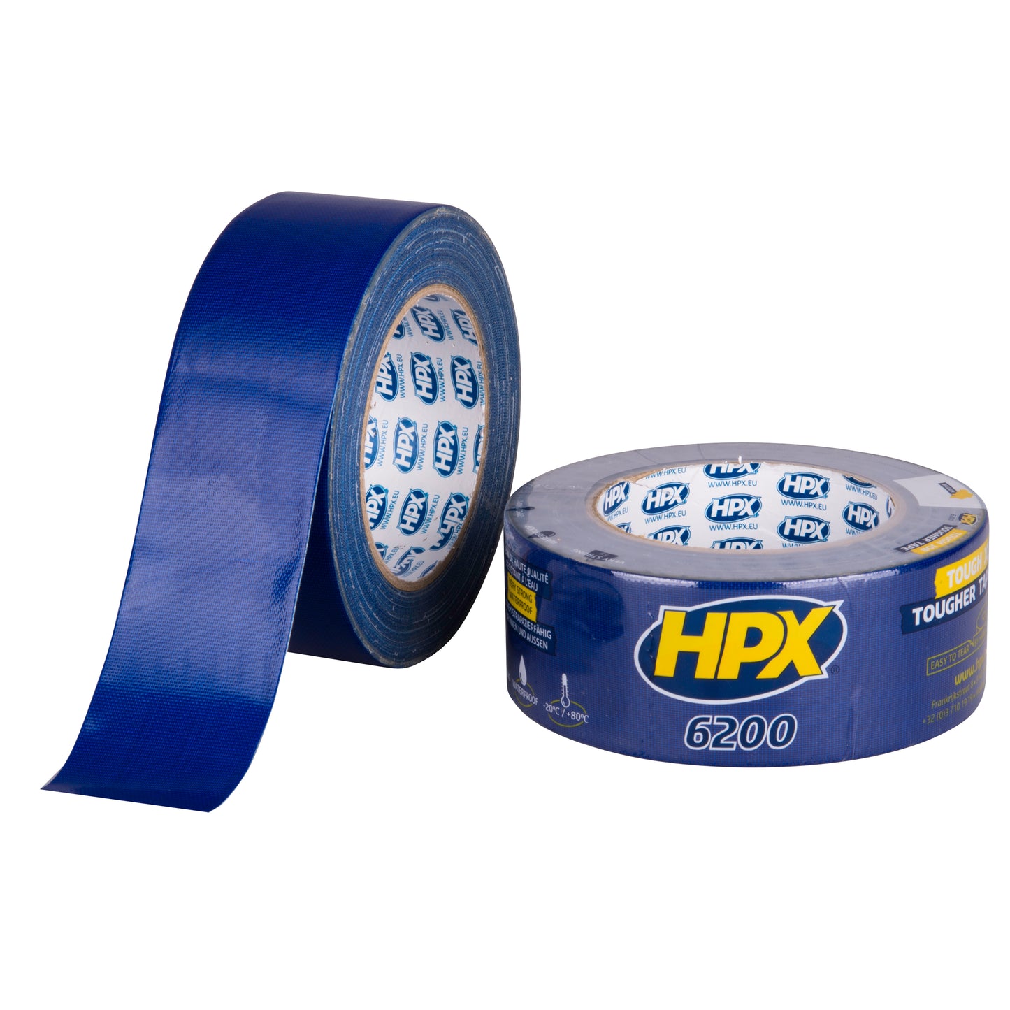 RUBAN ADHESIF TOILE BLEU FONCÉ 48MM X 25M HPX