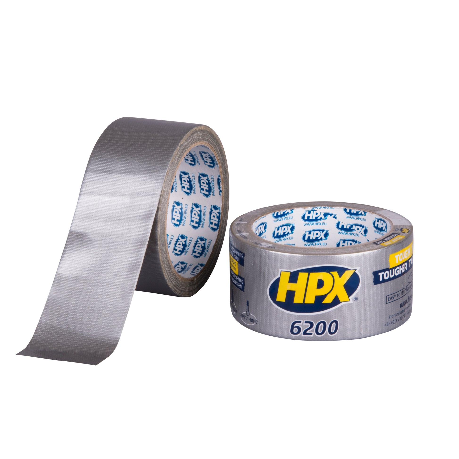 RUBAN ADHESIF TOILE ARGENT 48MM X 10M HPX