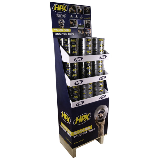 PRÉSENTOIR DE SOL RUBAN ADHESIF TOILE 36 X CB5025 + 36 X CS5025 HPX