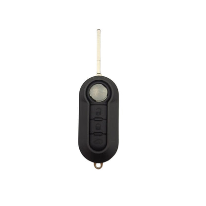 COQUE CLE ADAPTABLE FIAT 3 BOUTONS LAME FRAISEE RETRACTABLE 7MM