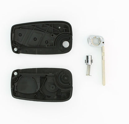 COQUE CLE ADAPTABLE FIAT 2 BOUTONS LAME FRAISEE RETRACTABLE 7MM
