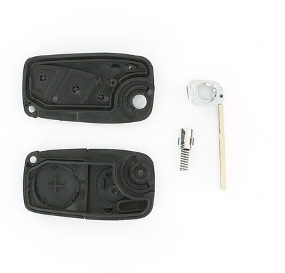 COQUE CLE ADAPTABLE FIAT 2 BOUTONS LAME FRAISEE RETRACTABLE 7MM