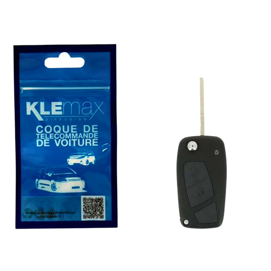 COQUE CLE ADAPTABLE FIAT 2 BOUTONS LAME FRAISEE RETRACTABLE 7MM