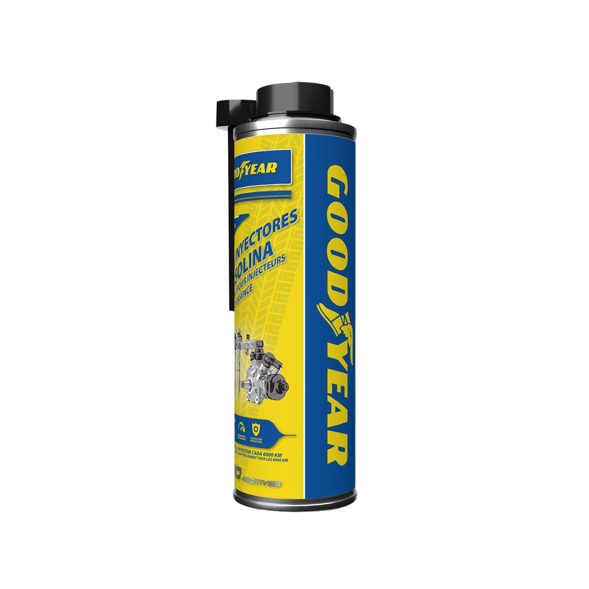 NETTOYANT INJECTEURS ESSENCE 300ML GOODYEAR