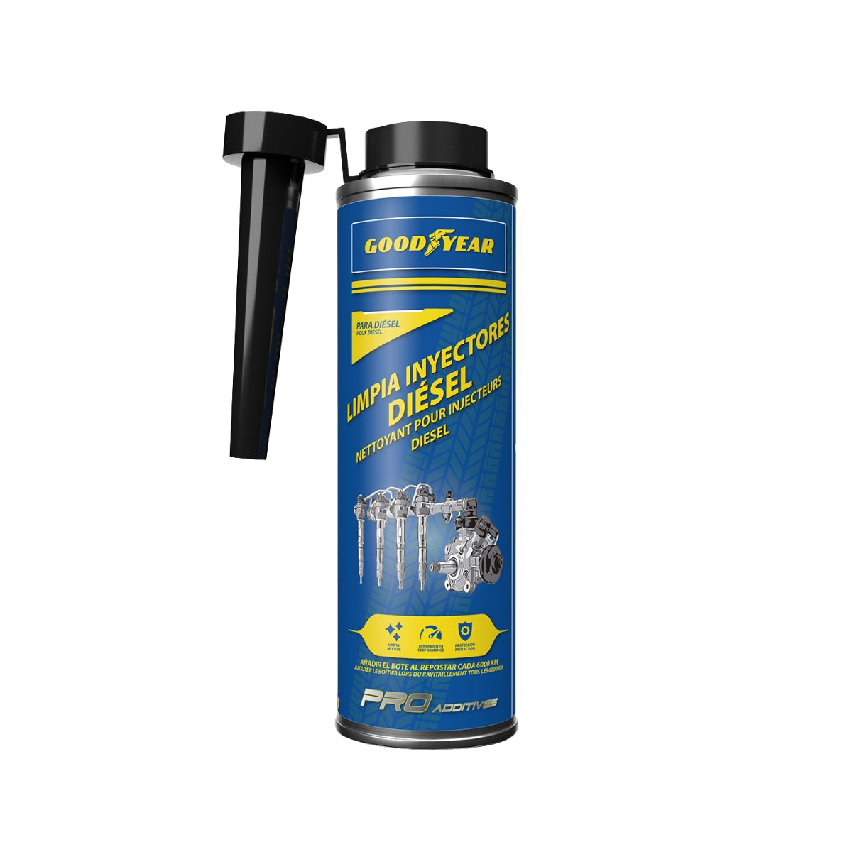 NETTOYANT INJECTEURS DIESEL 300ML GOODYEAR